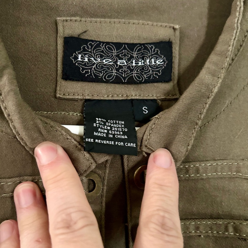 Live a Little Brown Jean Jacket